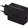 Зарядное устройство Samsung 50W 2xUSB-С + cableUSB-C to USB-C 1.8m black (EP-T5020XBEGEU) - Image 1