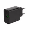 Зарядний пристрій Gembird 1xUSB-A + 1 Type-C (PD20Вт + QC3.0 18Вт) black (TA-UC-PDQC20-01-BK) - Image 1