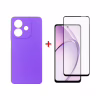 Чехол для мобильного телефона Dengos Oppo A3 Carbon + glass (Purple) (DG-KM-113) - Image 1