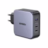 Зарядний пристрій Ugreen 3xUSB 140W (2хUSB-C+USB-A) Gan CD289 with C to C Cable 1.5m (90549) - Image 1