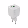 Зарядний пристрій Canyon CU20AC GaN 20W 1xPD 1xQC EU White (CNS-CUW20AC) - Image 1