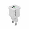 Зарядное устройство Canyon CU20AC GaN 20W 1xPD 1xQC EU White (CNS-CUW20AC) - Image 1