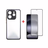 Чехол для мобильного телефона Dengos Kit Xiaomi Redmi Note 14 5G case Matte + glass (Black) (DG-KM-127) - Image 1