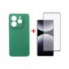 Чехол для мобильного телефона Dengos Kit Xiaomi Redmi Note 14 case Soft + glass (Mint) (DG-KM-131) - Image 1
