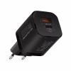 Зарядное устройство Promate 33W USB-C + USB-A (powerport-33.black) - Image 1
