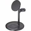 Зарядний пристрій Choetech 15W 3-in-1 Magnetic Wireless Fast Charger black (T585-F-101-CCBK) - Image 1