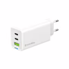 Зарядний пристрій ColorWay GaN Mini 65W PD Port PPS USB (USB-2C1A) white (CW-CHS058PD-WT) - Image 1