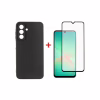 Чехол для мобильного телефона Dengos Kit Samsung Galaxy A26 Carbon + glass (Black) (DG-KM-137) - Image 1