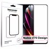 Стекло защитное BeCover Nubia V70 Design Black (713455) - Image 1