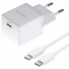 Зарядний пристрій Baseus Palm Fast Charger 1C 20W + Cable 1.0m Type-C 60W white (P10111602213-01) - Image 1