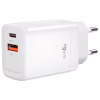 Зарядний пристрій XO CE16 67.5W USB-C PD45W + USB-A QC 22.5W White (CE16_White) - Image 1