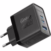 Зарядний пристрій Promate powerport-45 2xUSB-C PD + USB-A QC 45W Black (powerport-45.black) - Image 1