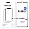 Стекло защитное BeCover Nubia V70 Max 10D Black (713557) - Image 1