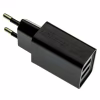 Зарядний пристрій Denmen 2xUSB 2.1A black (DC02-BK) - Image 1
