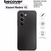 Чохол до мобільного телефона BeCover Silicone Xiaomi Redmi 15 4G (171mm) EU Black (713782) - Image 1