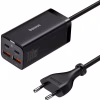 Зарядний пристрій Baseus 2xUSB-C 100W + 2xUSB GaN black (CCGP000101) - Image 1
