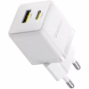 Зарядний пристрій Baseus 1xUSB-C 30W + 1xUSB white (P1011160A213-00) - Image 1