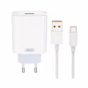 Зарядний пристрій XO USB 120W + cable USB to USB-C white (XO-L128U) - Image 1