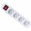Мережевий подовжувач Defender S430 3.0 m 4 роз switch white (99238) - Image 1