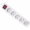 Мережевий подовжувач Defender S518 1.8 m 5 роз switch white (99241) - Image 1