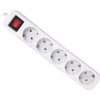 Сетевой удлинитель Defender S518 1.8 m 5 роз switch white (99241) - Image 1