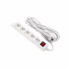 Сетевой удлинитель 2E 5XSchuko з вимикачем,5м, white (2E-U05ES15M5) - Image 1
