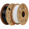Пластик для 3D-принтера Creality PLA Fast, Ender, 1.75мм black1kg+white 1kg (3301010395) - Image 1