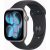 Смарт-часы Apple Watch Series 11 GPS 46mm Space Grey Aluminium Case with Black Sport Band - M/L (MEV44RK/A) - Image 1
