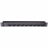 Силовий блок Eserver 19" 9 розеток, кабель 1.8м, алюм. корпус PDU 220В, 16А (WT-2261A-GER-9WAY) - Image 1