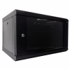 Шафа настінна Hypernet 6U 19" 600x600 (WMNC66-6U-FLAT-BLACK) - Image 1