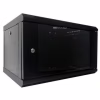 Шкаф настенный Hypernet 6U 19" 600x600 (WMNC66-6U-FLAT-BLACK) - Image 1