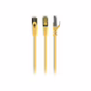 Патч-корд 0.25м S/FTP Cat 6A CU LSZH yellow Cablexpert (PP6A-LSZHCU-Y-0.25M) - Image 1