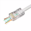 Конектор Cablexpert RJ45 cat.5e UTP 8P8C (сквозное отв., позолоч. конт.) 10 шт (LC-PTU-01/10) - Image 1