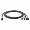 Оптический патчкорд Alistar DAC-QSFP-4SFP+-1M - Image 1