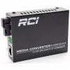 Медиаконвертер RCI 1G, 20km, SC, RJ45, Tx 1550nm standart size metal case (RCI502W-GE-20-B) - Image 1