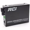Медиаконвертер RCI 1G, 20km, SC, RJ45, Tx 1550nm standart size metal case (RCI502W-GE-20-B) - Image 1
