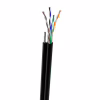 Кабель мережевий OK-Net UTP-cat.5E-SL, трос 4*0,5мм, outdoor, 305м (КППт-ВП (100) 4*2*0,49) - Image 1