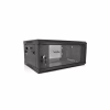 Шкаф настенный Merlion 4U 19" 600*450*279 (Ш*Г*В)мм, black (Ml3-6404 / 23523) - Image 1