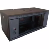 Шафа настінна Hypernet 4U 19" 600x450 (WMNC-4U-FLAT-BLACK) - Image 1