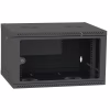 Шафа настінна Ipcom 6U, 600*600, RAL9005 (СН-6U-060х060-ДС-9005) - Image 1