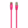 Патч-корд 0.25м FTP cat.6 CCA pink Cablexpert (PP6-0.25M/RO) - Image 1