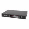 Комутатор мережевий Greenvision GV-010-D-16+2 PG+1 SFP (GV-010-D-16+2PG+1SFP) - Image 1
