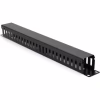 Кабельний організатор 19" 1U/24Port з кришкою, корпус метал Voltronic (26001) - Image 1