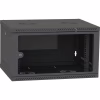 Шафа настінна Ipcom 6U, 600*350, RAL9005 (СН-6U-060х035-ДС-9005) - Image 1
