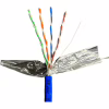 Кабель мережевий GEAR FTP 100м, cat.5e, CU, 4*2*0,51, PVC, indoor, blue (GEC-FTPCU051100) - Image 1