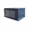 Шкаф настенный GEAR 6U 19'' 600x600x350 мм, + полка 19", black (GWMSN-6U-600-600) - Image 1
