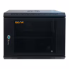 Шафа настінна GEAR 9U 19" 600x450x500 мм, + полка 19", black (GWMSN-9U-600-450) - Image 1