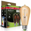 Лампочка Eurolamp ST64 7W E27 2700K (MLP-LED-ST64-07273(Amber)) - Image 1