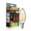 Лампочка Eurolamp LED CL 6W 620 Lm E14 4000K deco 2шт (MLP-LED-CL-06144(Amber)) - Image 1