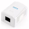 Комп'ютерна розетка Cablexpert RJ45x1 UTP cat.6 (NCAC-1U6-01) - Image 1